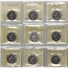 Image 1 : 50¢ ICCS-PCCS Lot of 9 pcs Professional Coin Certification System