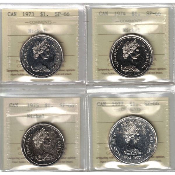 $1. ICCS Specimen Lot of 4 pcs