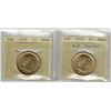 Image 1 : $1. PCCS U.N. Charter Lot of 2 pcs, Professional Coin Certification System