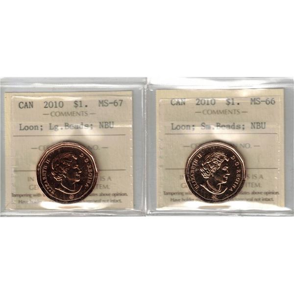 $1. ICCS Lot of 2 pcs