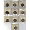 Image 1 : $2. ICCS NBU Lot of 10 pcs Professional Coin Certification System 121