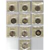 Image 1 : $2. ICCS-PCCS Lot of 10 pcs Professional Coin Certification System 122