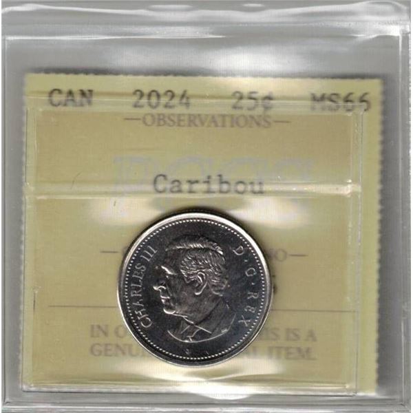 2024 25¢ PCCS graded MS66, Professional Coin Certification System