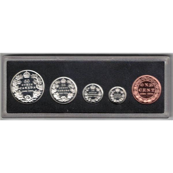 1908-1998 Canada Sterling Silver set