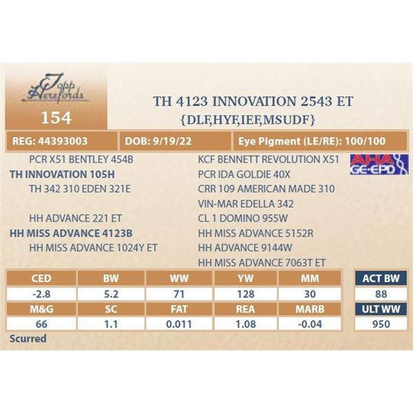 TH 4123 INNOVATION 2543 ET