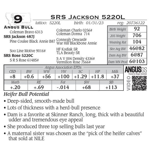 SRS Jackson 5220L