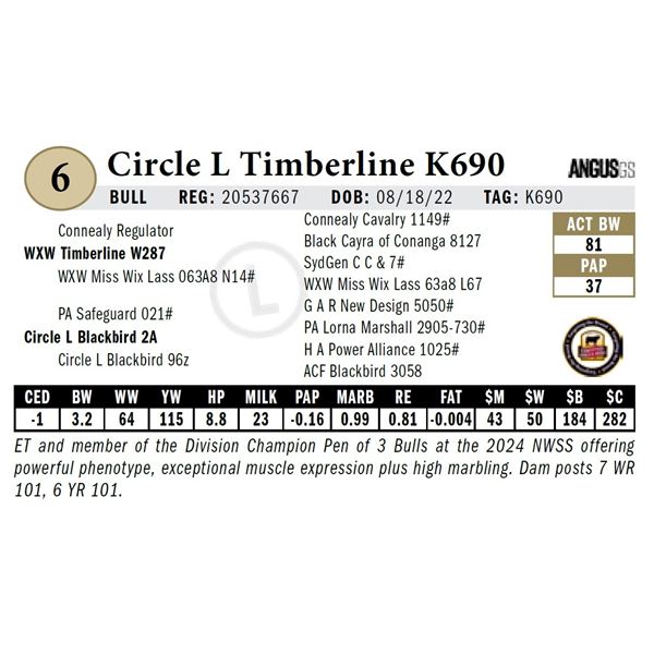 Circle L Timberline K690