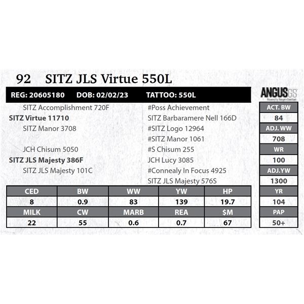 SITZ JLS Virtue 550L