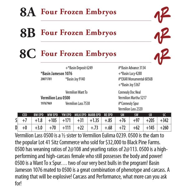 Four Frozen Embryos