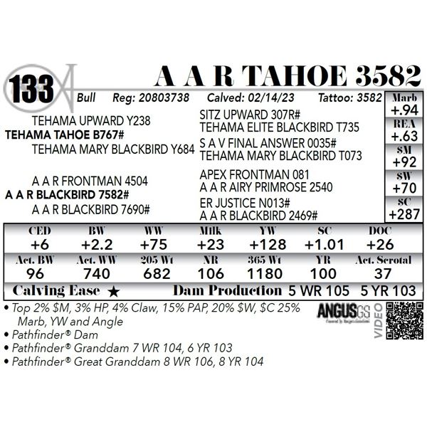 A A R TAHOE 3582