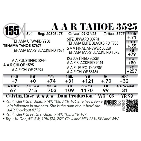 A A R TAHOE 3525