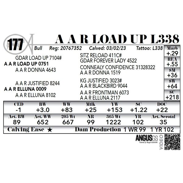 A A R LOAD UP L338