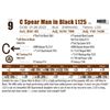 Image 1 : C Spear Man in Black L125