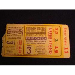 Ticket Stub