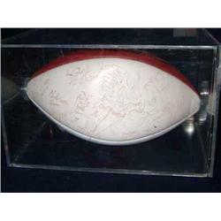 Signed Broncos Football