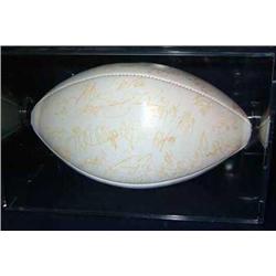 Signed Broncos Football