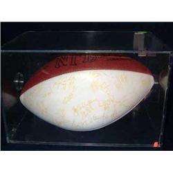 Signed Broncos Football