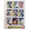 Image 2 : 1970's-1980's Topps Chewing Gum Hockey Cards - Variety (2 Sheets of 9) : Incl. Darryl Sutter, Borje 