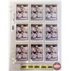 Image 2 : 1990-91 Hockey Cards - Variety - Alexander Mogilny (3 Sheets of 9) : Buffalo Sabres (SEE PICS!)