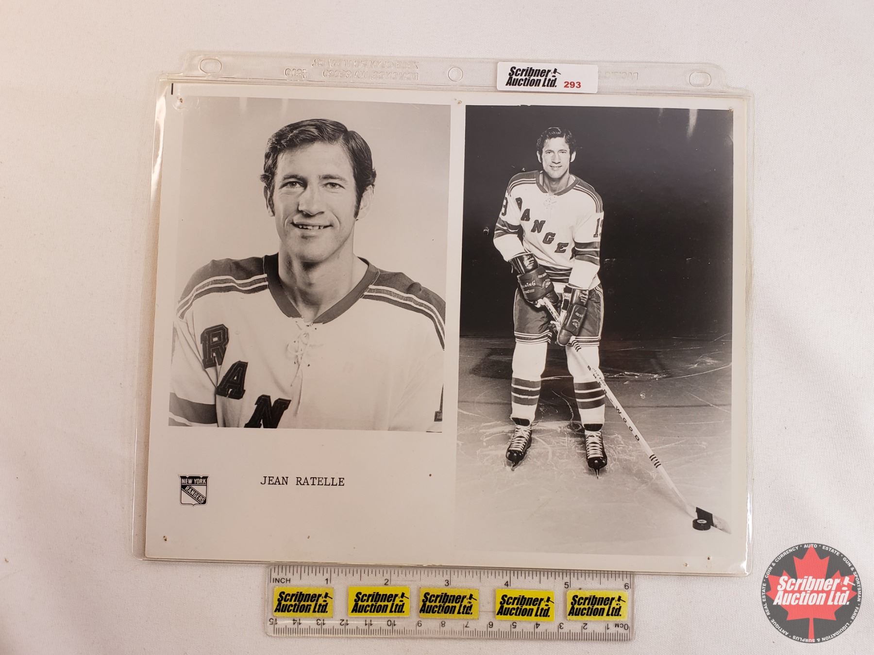 1970's Hockey 8 x 10 Photo's (2) Rangers : Jean Ratelle, Brad Park (SEE ...