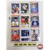 Image 2 : 1990-91 Hockey Cards - Rookie Cards (2 Sheets of 9) : Incl. Peter Forsberg, Owen Nolan, Karl Dykhuis