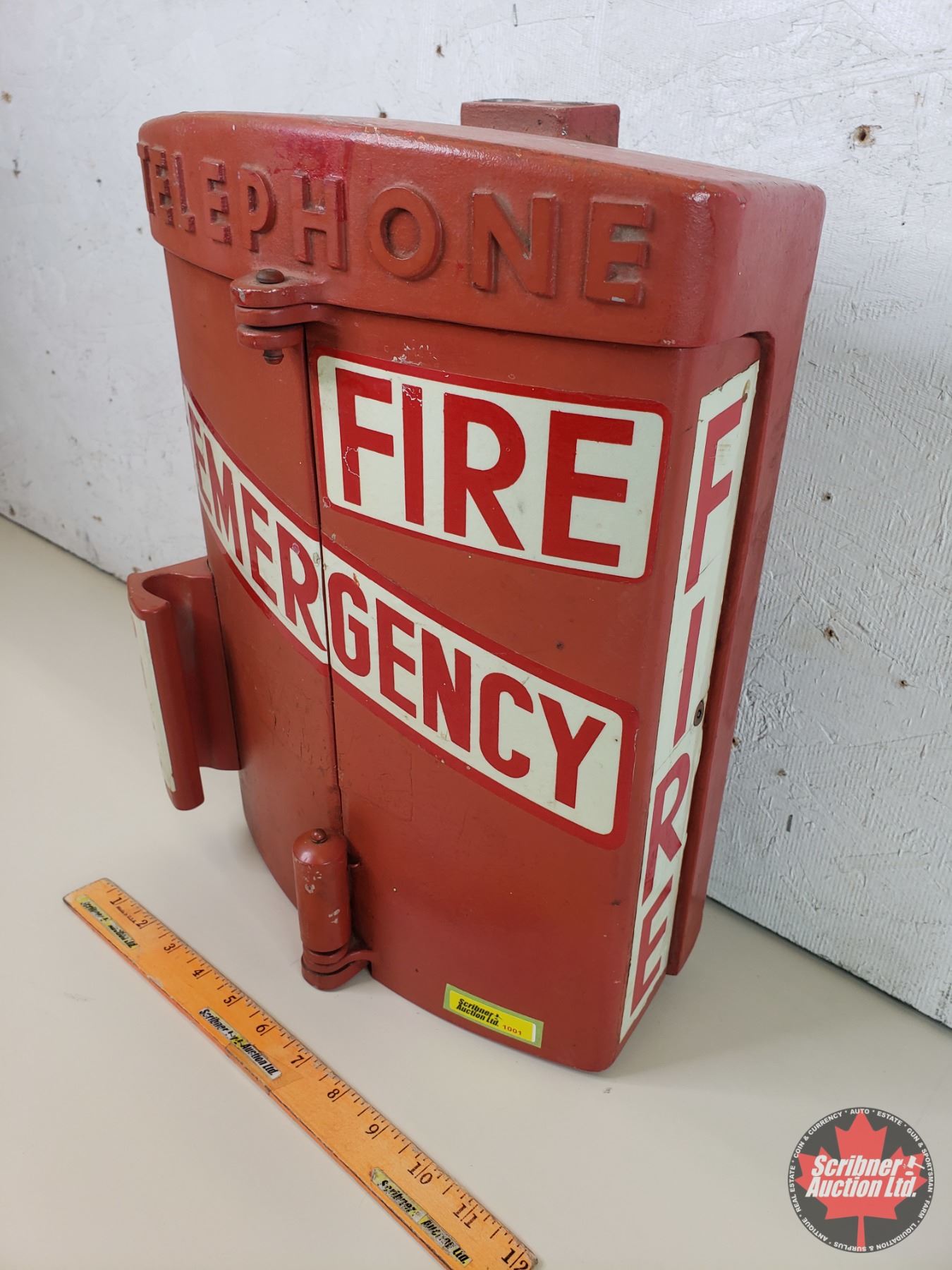 Road Side FIRE Emergency TELEPHONE Box (Heavy!) (16