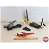 Image 1 : Topping U.S. Military Model Toys (5): Army Truck w/Missile ; Bullpup Missile ; Martin Matador; Boein