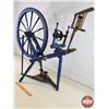 Image 2 : Spinning Wheel (Painted Blue) (35"H x 18""W x 38"D) (SEE PICS!)