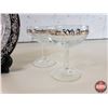 Image 2 : Anniversary Giftware (4) : 25th Plate ; 10th Vase ; 50th Champagne Glasses (Plate Measures 10"Dia) (