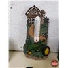 Image 4 : John Deere Collector Combo: - Tractor Ornaments (3) - Salt & Pepper Set (NIB - taken out for picturi