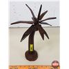 Image 1 : Ironwood Décor : Palm Tree (13"H) (SEE PICS!)