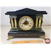 Image 1 : 8 Day "Sessions" Mantle Clock (NO KEY) (13"H x 17"W x 7"D) (SEE PICS!)