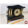 Image 2 : 8 Day "Sessions" Mantle Clock (NO KEY) (13"H x 17"W x 7"D) (SEE PICS!)