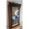 Image 2 : Column Clock "Improved Clocks ~ Boardman & Wells"  (Home Décor Piece - Needs some TLC) (31"H x 16-1/