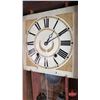 Image 8 : Column Clock "Improved Clocks ~ Boardman & Wells"  (Home Décor Piece - Needs some TLC) (31"H x 16-1/