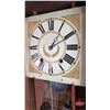 Image 8 : Column Clock "Improved Clocks ~ Boardman & Wells"  (Home Décor Piece - Needs some TLC) (31"H x 16-1/