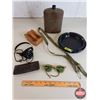 Image 1 : Collector Combo : Canteen; Ashtray; Vintage Sunglasses; Pipe Holder; Headphones (SEE PICS!)