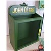 Image 2 : John Deere Collectibles (4):  - Yard Sign "Welcome to John Deere Country" - Letter Holder - "Nothing