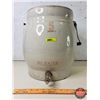 Image 2 : 5gal Imperial ICE WATER Crock "Hycroft Medicine Hat, Alberta" (Note: Missing Handle / No Lid / Crock