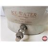Image 3 : 5gal Imperial ICE WATER Crock "Hycroft Medicine Hat, Alberta" (Note: Missing Handle / No Lid / Crock