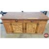 Image 1 : Farmhouse Sideboard : 2 Door 2 Drawer (27-1/2"H x 63"W x 31"D) (SEE PICS!)