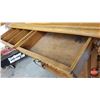 Image 10 : Oak Renaissance Book Case - Lovely Stain Glass Doors - Unique Hardware - c/w Key (2 Piece) (81"H x 4