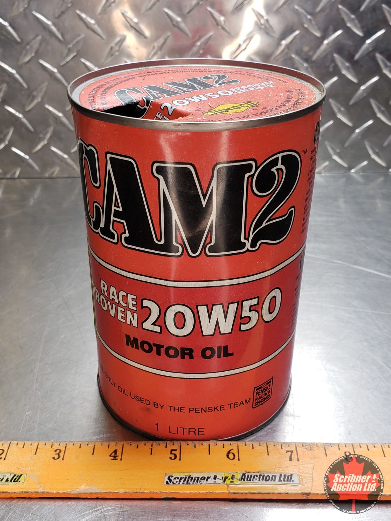 OIL TIN: CAM2 by Sunoco Race Proven 20W50 Motor Oil (6