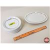 Image 1 : Hotelware : King Edward Hotel Edmonton (2 Platters & 7 Saucers) (Platters 10") (SEE PICS!)