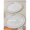 Image 2 : Hotelware : King Edward Hotel Edmonton (2 Platters & 7 Saucers) (Platters 10") (SEE PICS!)