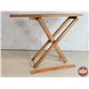 Image 2 : Mini Wooden Ironing Board (Measures Standing: 12"H x 17-1/4"W x 4-1/2"D) (SEE PICS!)