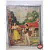 Image 2 : 2 Framed Prints : Couples Serenading (Largest Measures: 19-1/2"H x 17-1/2"W) (SEE PICS!)