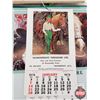 Image 4 : Variety of Vintage Advertising Calendars (8) (Horse-Cowgirl Theme) : 1951; 1955; 1967; 1971; 1979; 1