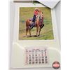 Image 9 : Variety of Vintage Advertising Calendars (8) (Horse-Cowgirl Theme) : 1951; 1955; 1967; 1971; 1979; 1