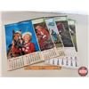 Image 1 : Variety of Vintage Advertising Calendars (13) (Horse-Cowgirl Theme) : 1960's & 1970's (Largest Measu